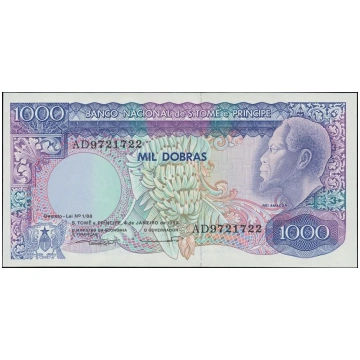 Saint Thomas & Prince, 1000 Dobras 1989 WB5296