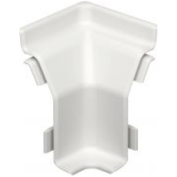 Iekšējais stūris SL-L 20x50 9010, PVC, dzidri balt