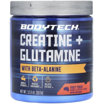 BodyTech, Creatine + Glutamine with Beta-Alanine, 