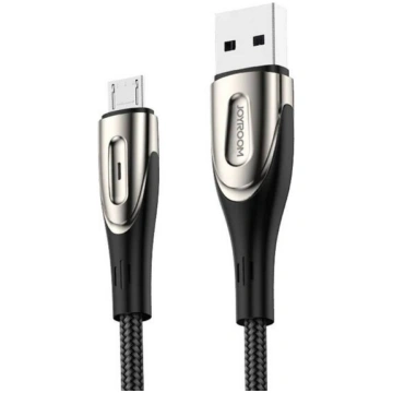 S A - micro USB kabelis ar uzlādes indikators - me