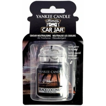 Yankee Candle Black Coconut luxusní visačka do aut