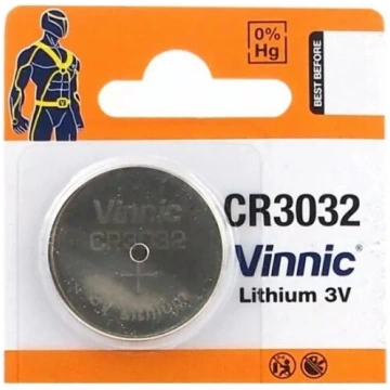 Monšūnu akumulators Vinnic CR3032 litija 3V, 1 gab
