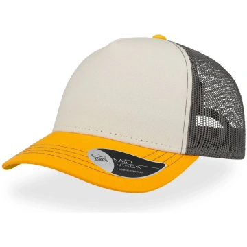 Cepure Atlantis RAPPER CANVAS white-yellow-dark gr