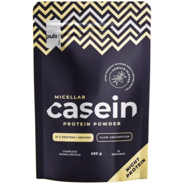 PULS NUTRITION Casein Vanilla pulveris, 500 g