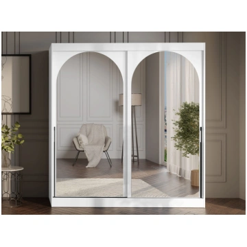 Skapis MODIN 200 cm (Balts) | www