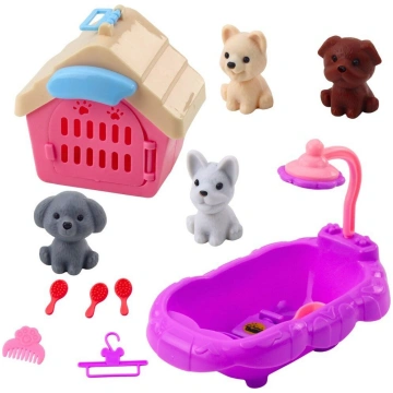 LeanToys Zestaw Pielegnacyjny Dla Zwierzat Wanna B