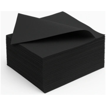 Galda salvetes ECO BLACK, 1-slāņa, 24x24cm, 300 lo