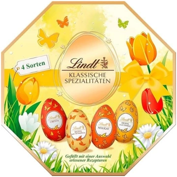 Lindt šokolādes klasiskās delikateses olas | 144 g
