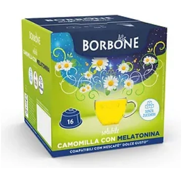 Capsules Borbone CAMOMILLE à la MÉLATONINE comp. D