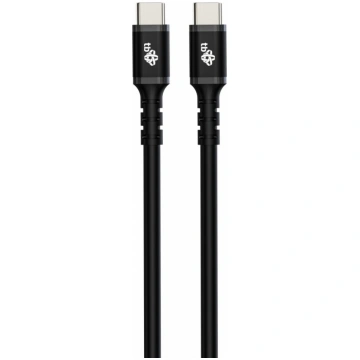 Cable USB C - USB C 3 m black silicon 2.0 | AKTBXK