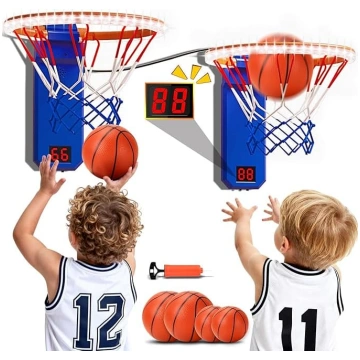 LED mini basketbola grozs 2 spēlētājiem, iekštelpu