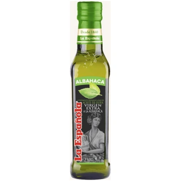 Basil flavoured extra virgin olive oil (albahaca),