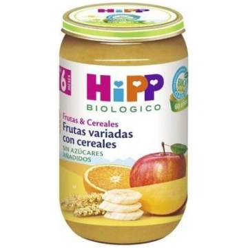 Assorted fruits with cereals Hipp
