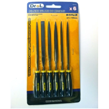 Vīļu komplekts Drel Mini, trīsstūrveida, 160 mm, m