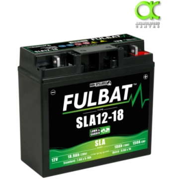 Zāles pļāvēja akumulators Fulbat 12-18 SLA 12V 18A
