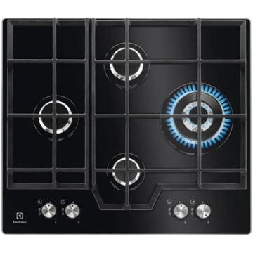 Electrolux stikla gāzes plīts virsma, iebūv., 60cm