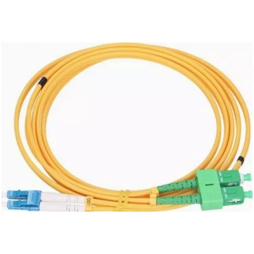 Patch vads fiber electro base SC/APC uz LC/UPC dup