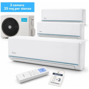 Midea Evolution Trial Split Wi-Fi per tre camere -