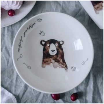Iveta Matesa "Bļoda ar lāci" 17cm