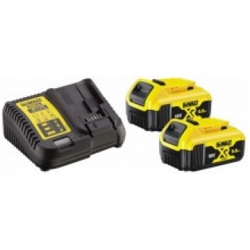 DeWALT XR Multi-voltāžas lādētajs (DCB115) + 2 XR 