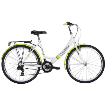 DRAG CAPRICE 28" sieviešu velosipēds - balta/zaļa 