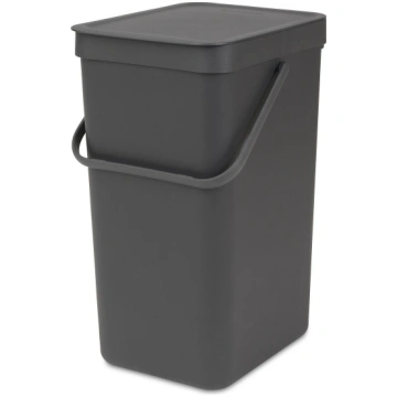Atkritumu šķirošanas tvertne Sort & Go 16 l, bēša 