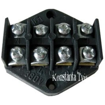 Klemmes PP, melns, 4x4mm2