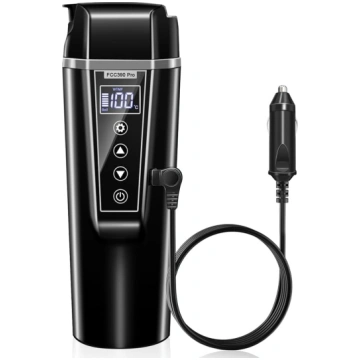 Ceļojumu tējkanna automašīnai 12 V 24 V automašīna