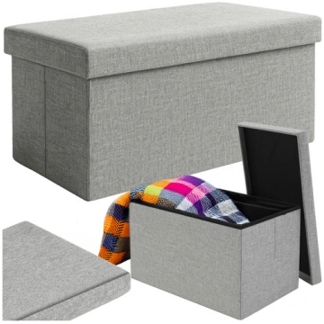 Ruhhy 00026131 Saliekams pufs ar kasti 76x38x38cm,