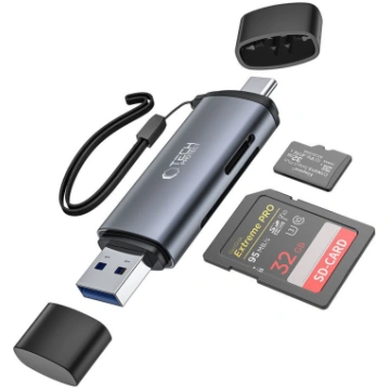 Tech-Protect UltraBoost SD/micro SD card reader wi