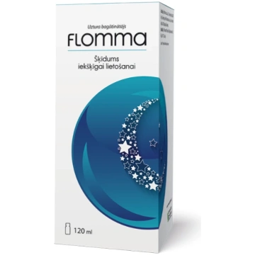 FLOMMA Šķīdums iekšķīgai lietošanai, 120 ml