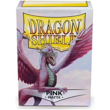 Dragon Shield: Standard Sleeves: Pink [Matte] (100