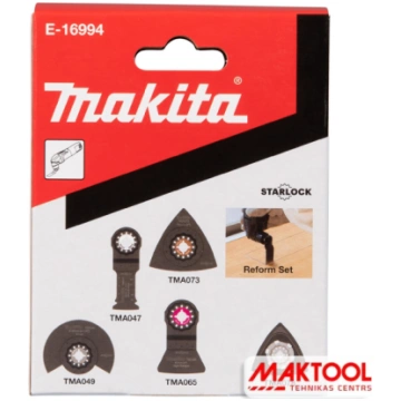 MultiTool Starlock asmeņu komplekts Makita E-16994