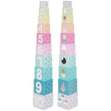JaBaDaBaDo C2502 Stacking cubes ice cream