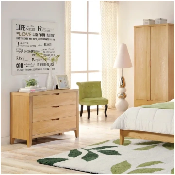 Kumode CHAMBA ar 3 atvilktnēm, 90x45xH75cm, koks: 