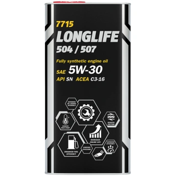 MANNOL 7715 LONGLIFE 504/507 5W30 5 litri