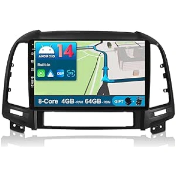 JOYX Android 10 auto radio piemērots Hyundai Santa