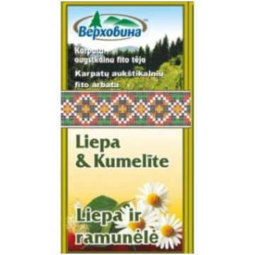 TĒJA VERHOVINA FITO LIEPU KUMELĪŠU 30G