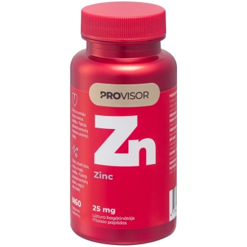 PROVISOR Zinc 25 mg, 60 tabletes