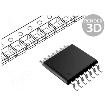 Microcontroller | SRAM: 128B | Flash: 2kB | TSSOP1