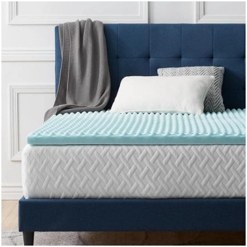LUCID 5 cm Convoluted Gel Memory Foam Mattress Top