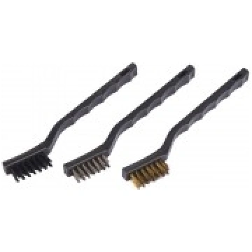 Stiepļu birste 180mm ar plastmasas rokturi, komple