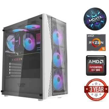 Ryzen 5 5600G 16GB 1TB SSD 2TB HDD RX580 8GB Windo
