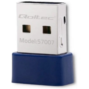 Qoltec 57007 Wireless Mini Bluetooth USB WiFi Adap