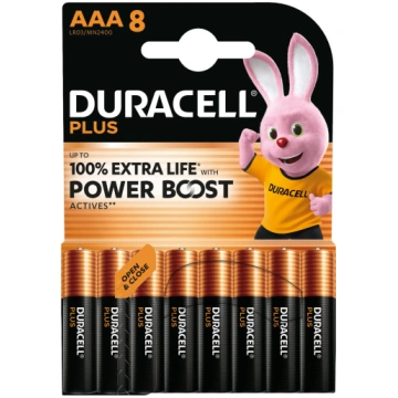 DURACELL Plus Boost MN2400 AAA BL8 | Duracell