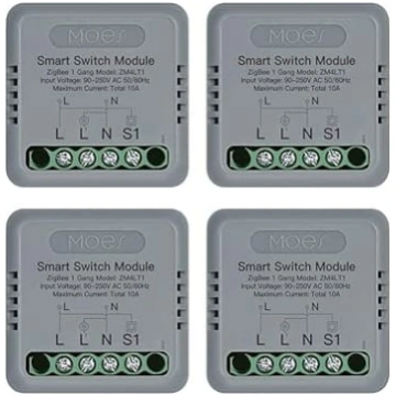 MOES Zigbee zemgaismas gaismas slēdzis, mini intel