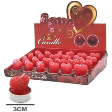 CANDELA TEALIGHT CUORE