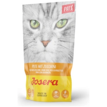 Pastēte kaķiem Josera Turkey with Zucchini 85gx16g