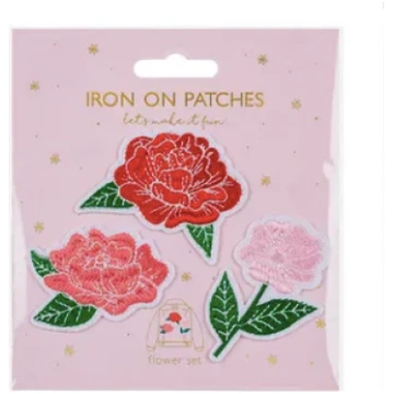 Piegludināmie izšuvumi Ziedi, Iron on Patches Flow
