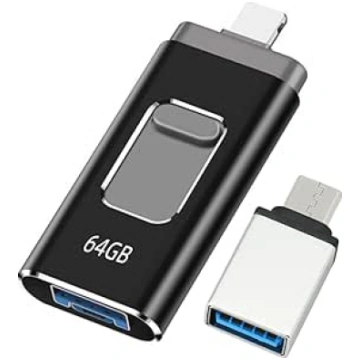 64 GB USB zibatmiņas karte iPhone, MFi sertificēta